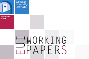 EUI Law Working Papers